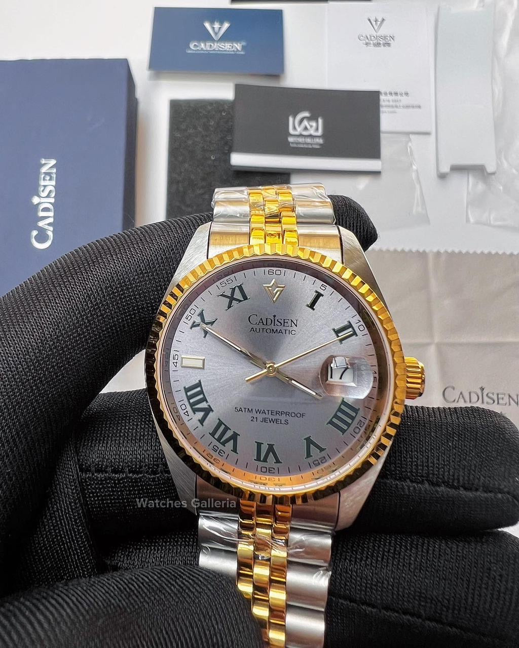 Cadisen Datejust Wimbeldon Automatic (Two Tone) C8211