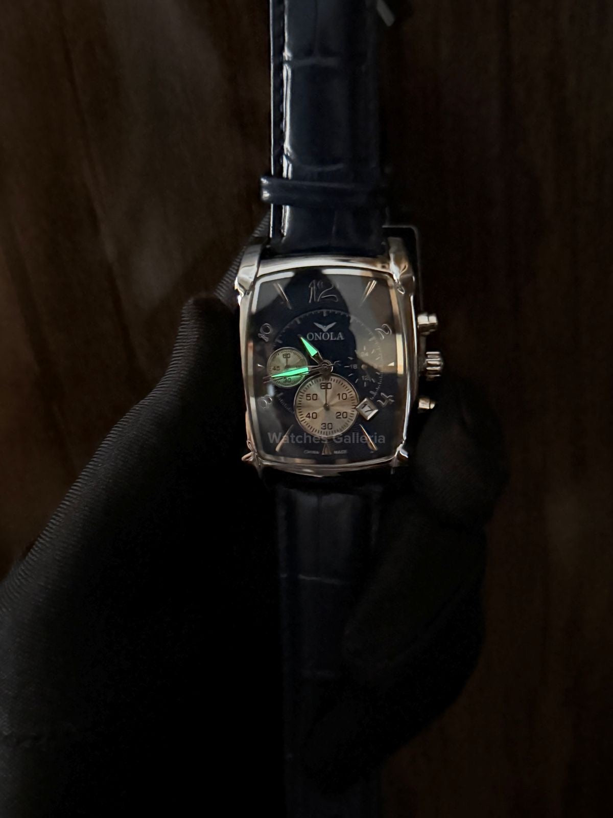 Onola Square Chronograph Quartz (Blue) ON6818 Watches Galleria