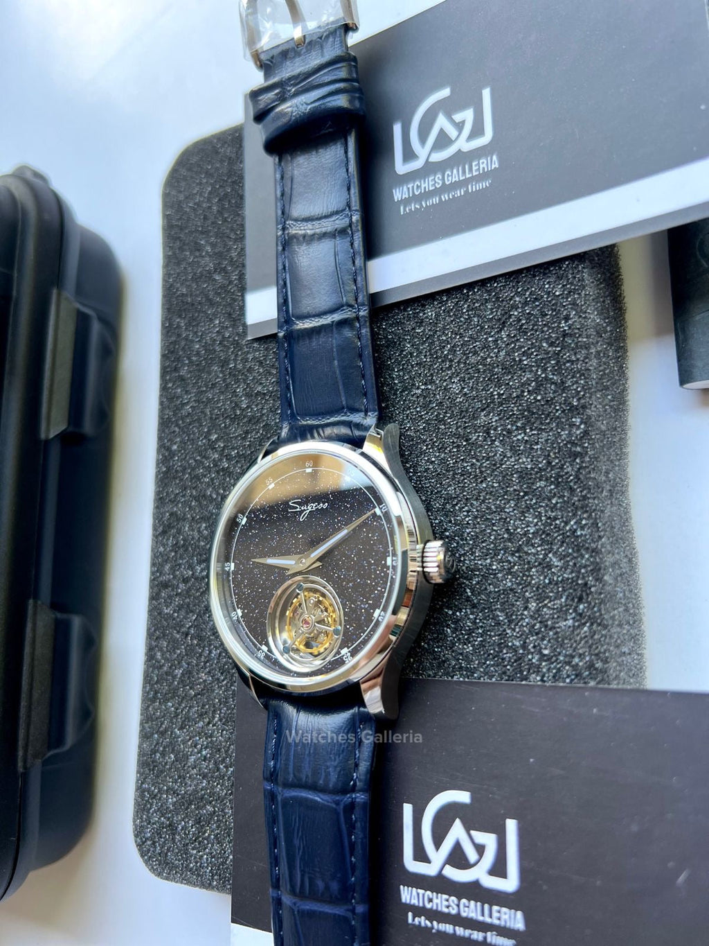 Sugess Tourbillon Master Automatic (Blue) SU8230STRF Watches Galleria