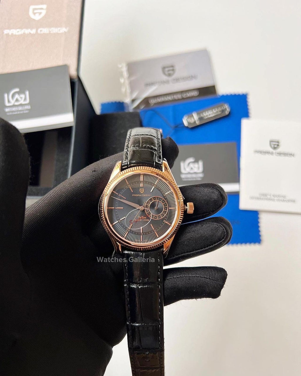 Pagani Design Classic Dress Watch (Black/Gold) PD1689