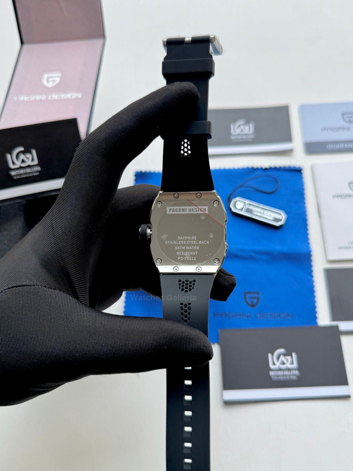 Pagani Design Tonneau Calendar Quartz PDys012 (Black) Pagani Design in Pakistan