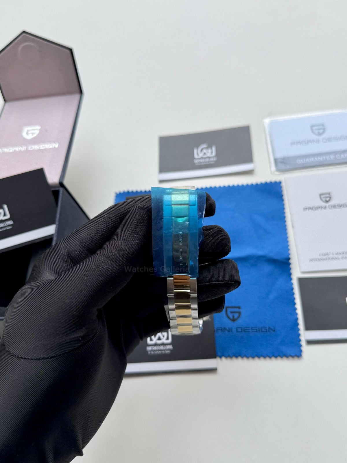 Pagani Design Watch PD1639 Submariner Automatic (Gold Blue) Pagani Design in Pakistan