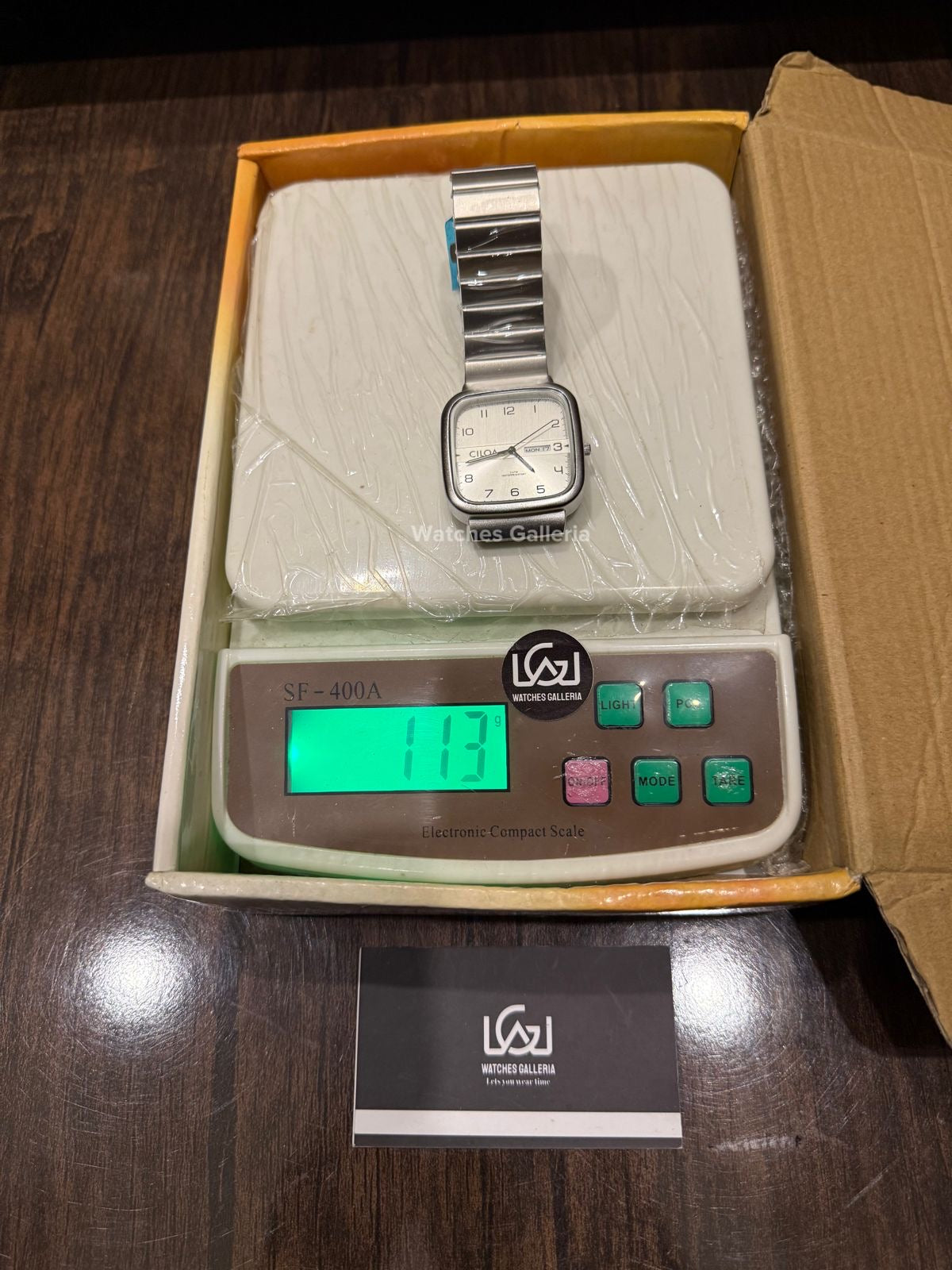 Ciloa Watch 141 TV Style Watch (Silver) | TV Style Watch | Ciloa Watch Pakistan