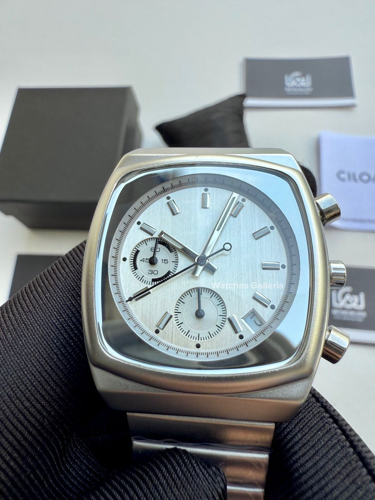 Ciloa Chronograph Steel (Silver) ciloa501 Watches Galleria