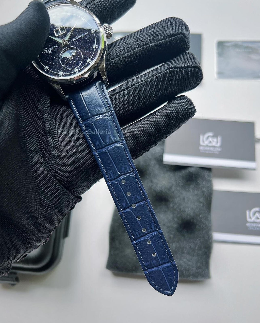 Sugess Moonphase Automatic (Blue) S401B Watches Galleria
