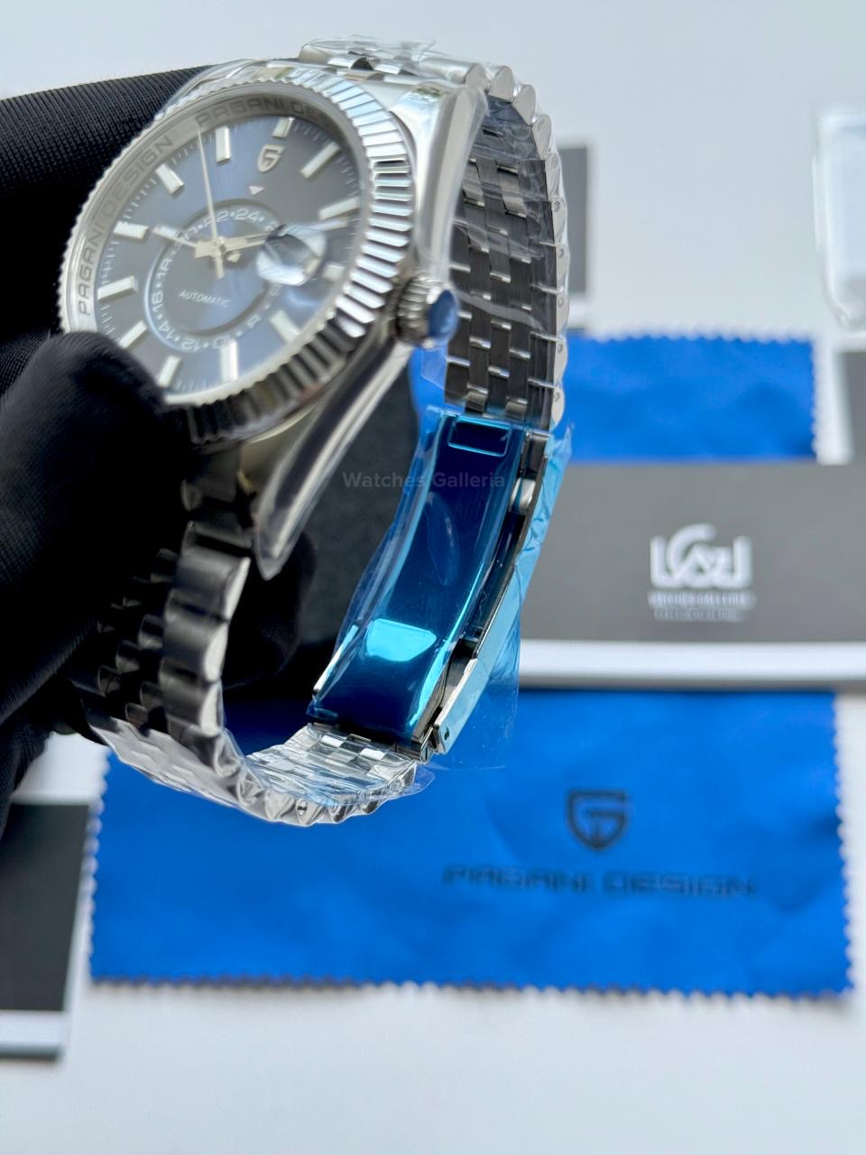 Pagani Design PD1888 Blue Sky Dweller Blue Dial Automatic GMT Watch – Limited Edition of 1000, Exclusive to Watches Galleria Pakistan