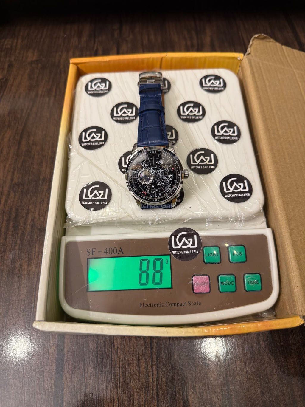 OBLVLO GC (Blue Silver Black) Grand Complications Celestial Automatic Watch Brown & Black Dial with Rose Gold Details, Moving Constellation & Earth Display – OBLVLOGC