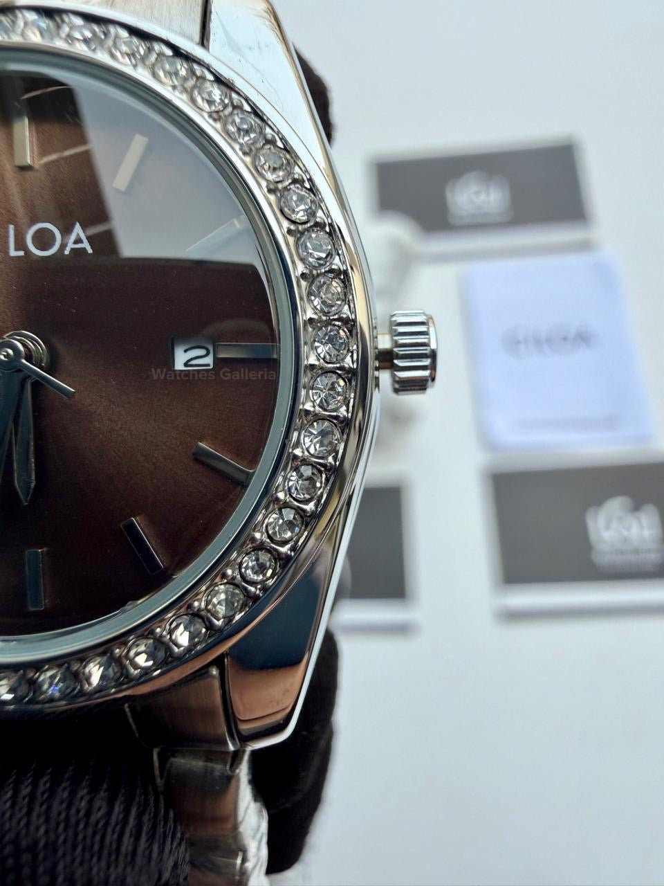 Ciloa 602 Datejust Ladies Watch Quartz (Chocolate) Ciloa Watch Pakistan