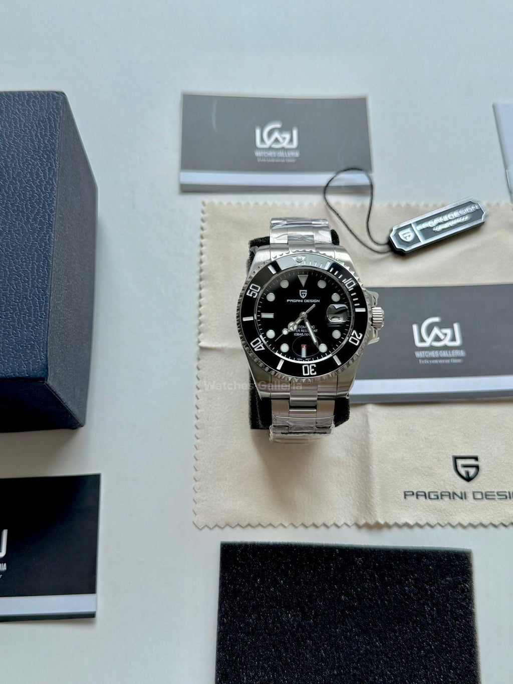 Pagani Design Submariner 43mm Automatic (Black Dial) PD1639 Watches Galleria