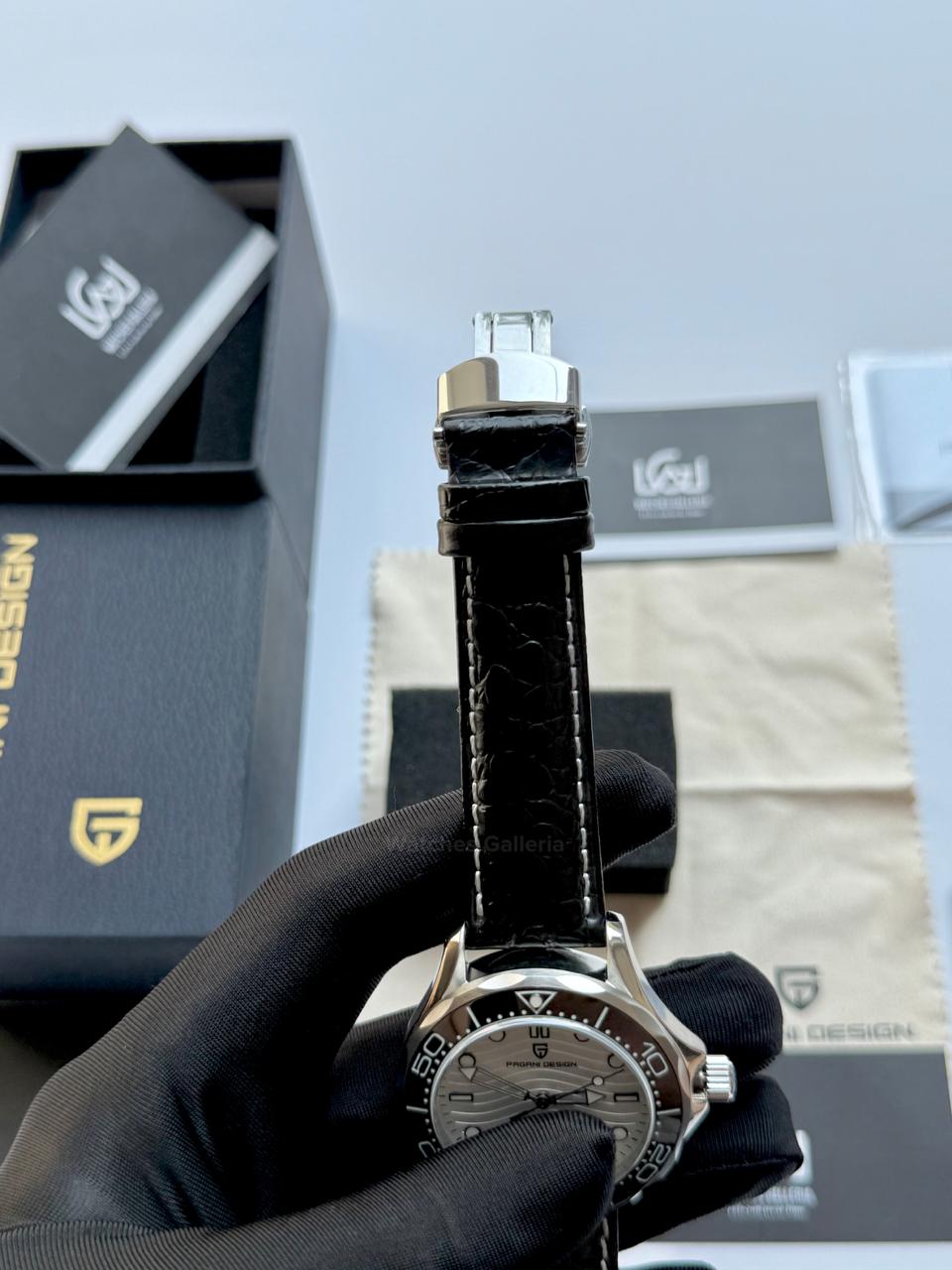 Pagani Design PD1685 Seamaster Diver White Automatic Watch – 200M Sapphire Crystal NH35A/Miyota Luxury Dive Watch in Pakistan | Watches Galleria