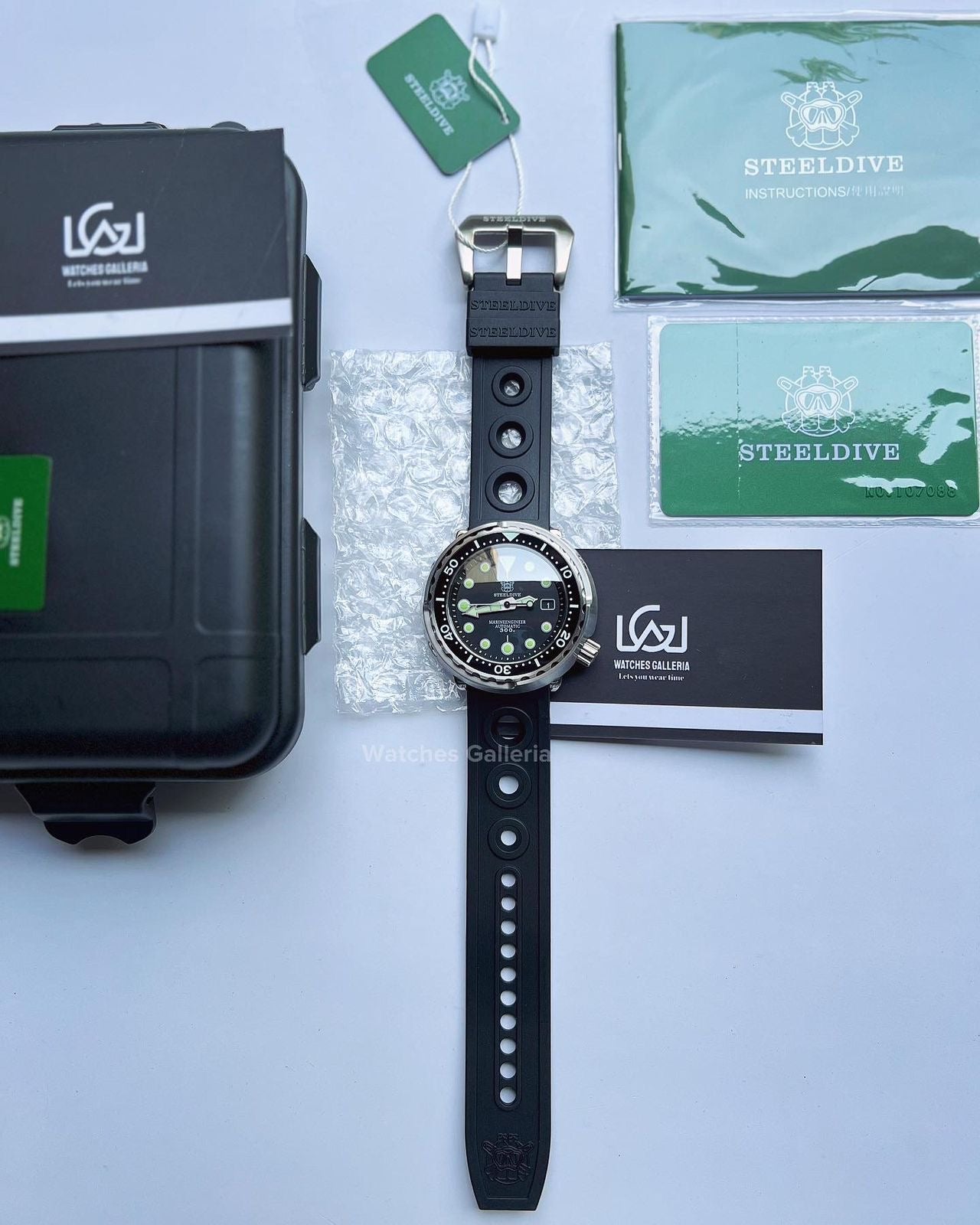Steeldive Tuna Marineengineer Automotic (Black) SD1975