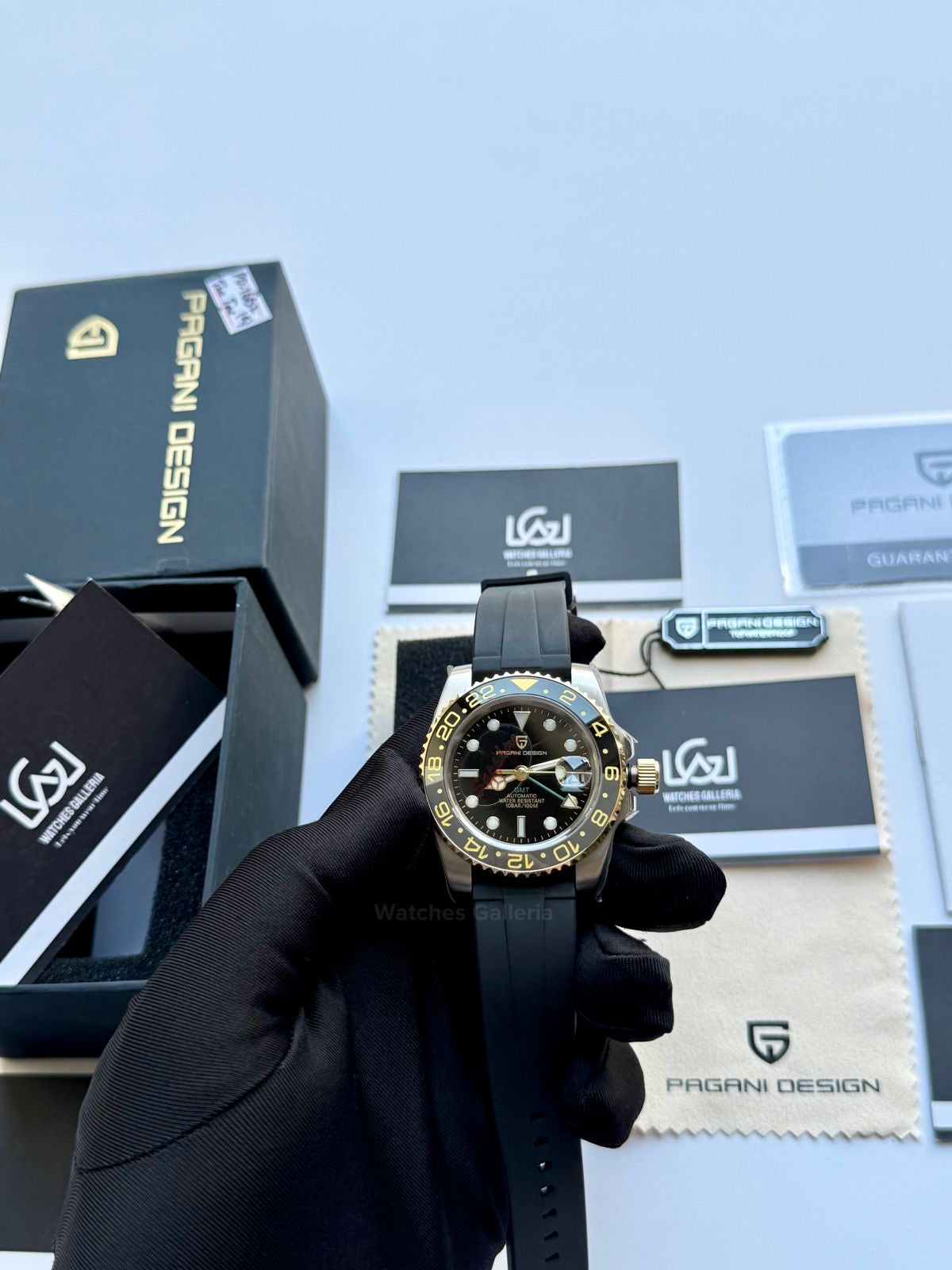 Pagani Design PD1662 GMT Master II Zombie Silicon Edition V6 in Pakistan – Automatic GMT Luxury Men’s Watch with Sapphire Crystal & Rotating Bezel
