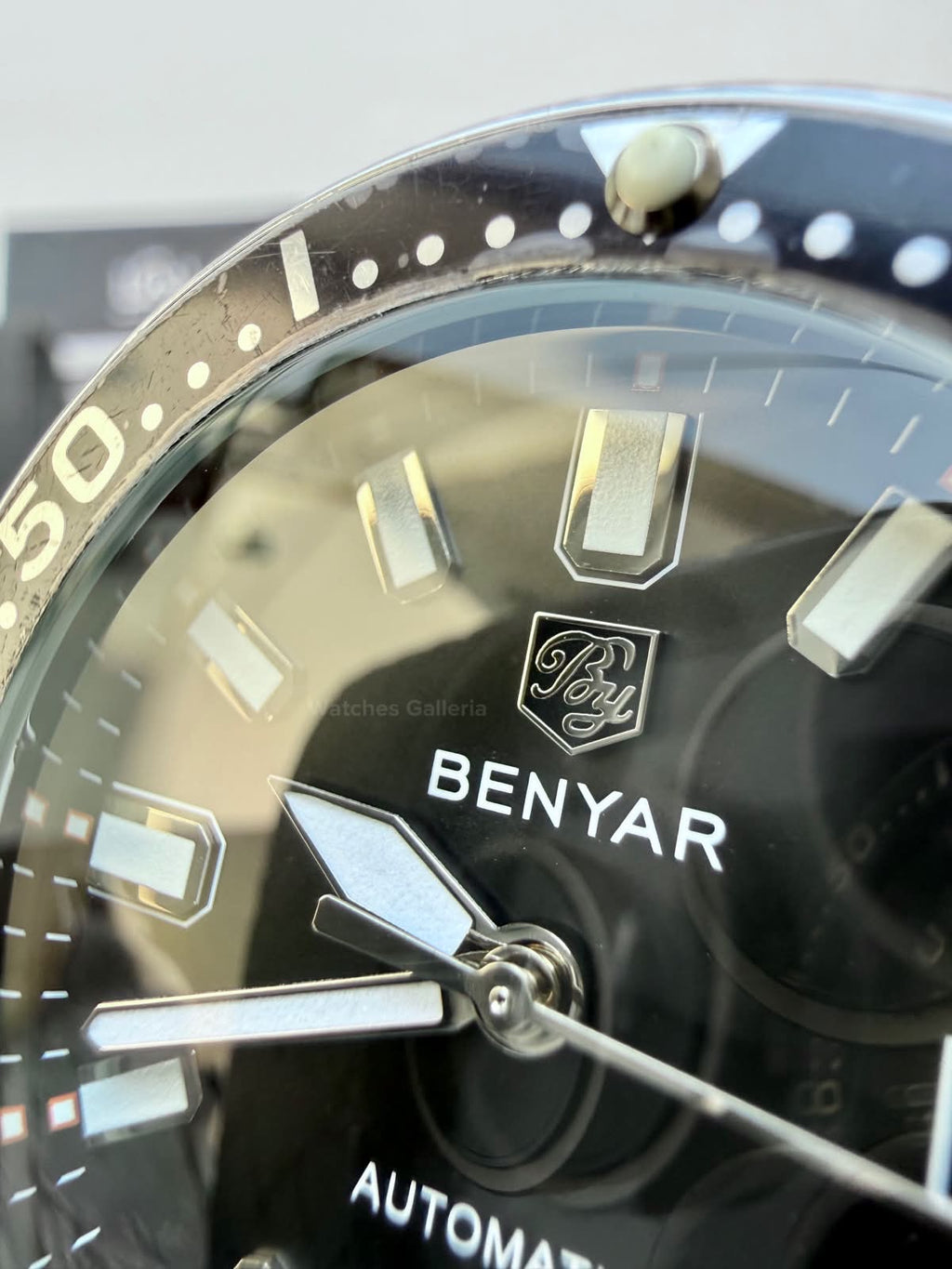 Benyar BY5211 Turtle Automatic Black Dial Luxury Men’s Watch in Pakistan – Stainless Steel Automatic Watch