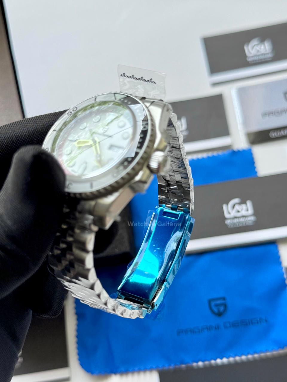 Pagani Design PD1726 Mini Gundam Limited Edition Automatic Watch – Sapphire Crystal, Seiko NH36A, Ceramic Bezel