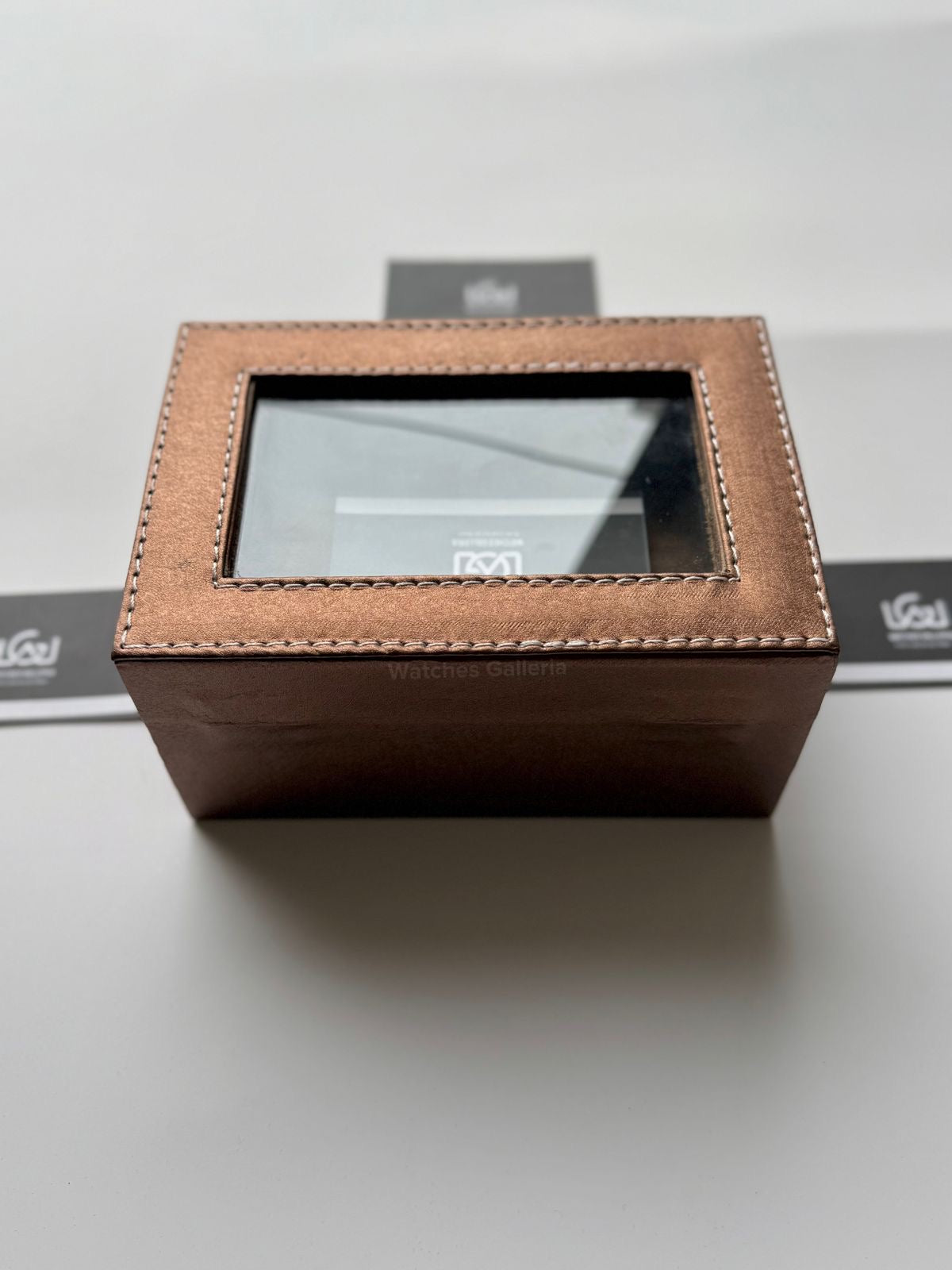 Watch Organizer Box (Brown) | 3 Slots Watch Box | Watch Storage Box | Watch Box