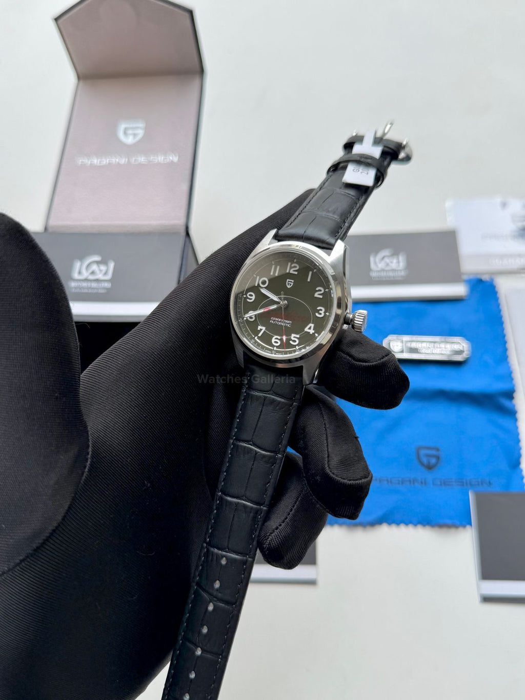 Pagani Design PD1717 Spirit Pilot Automatic (Green Leather Exclusive) Pagani Design in Pakistan