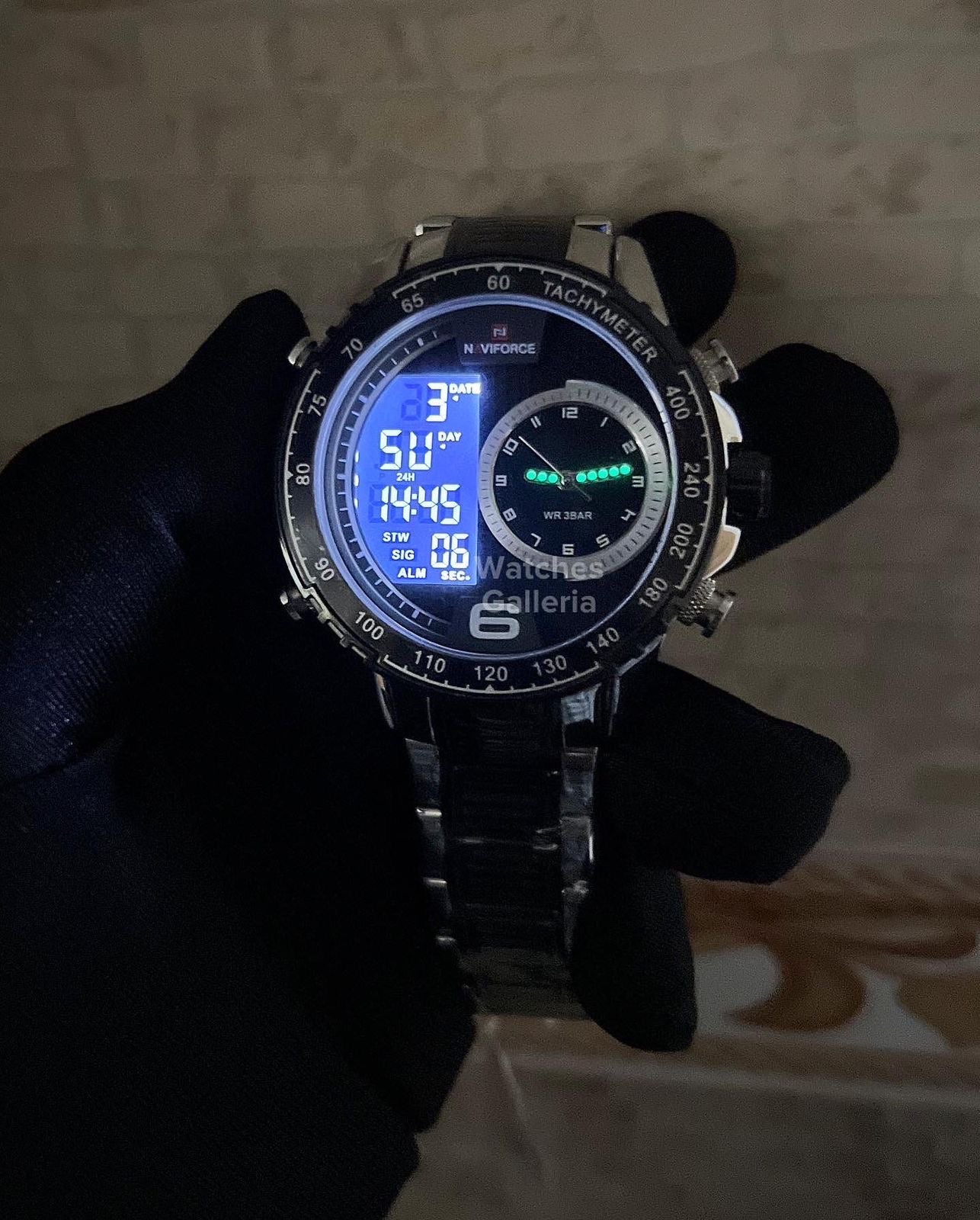 Naviforce Dual Display Digital (Black) NF9199