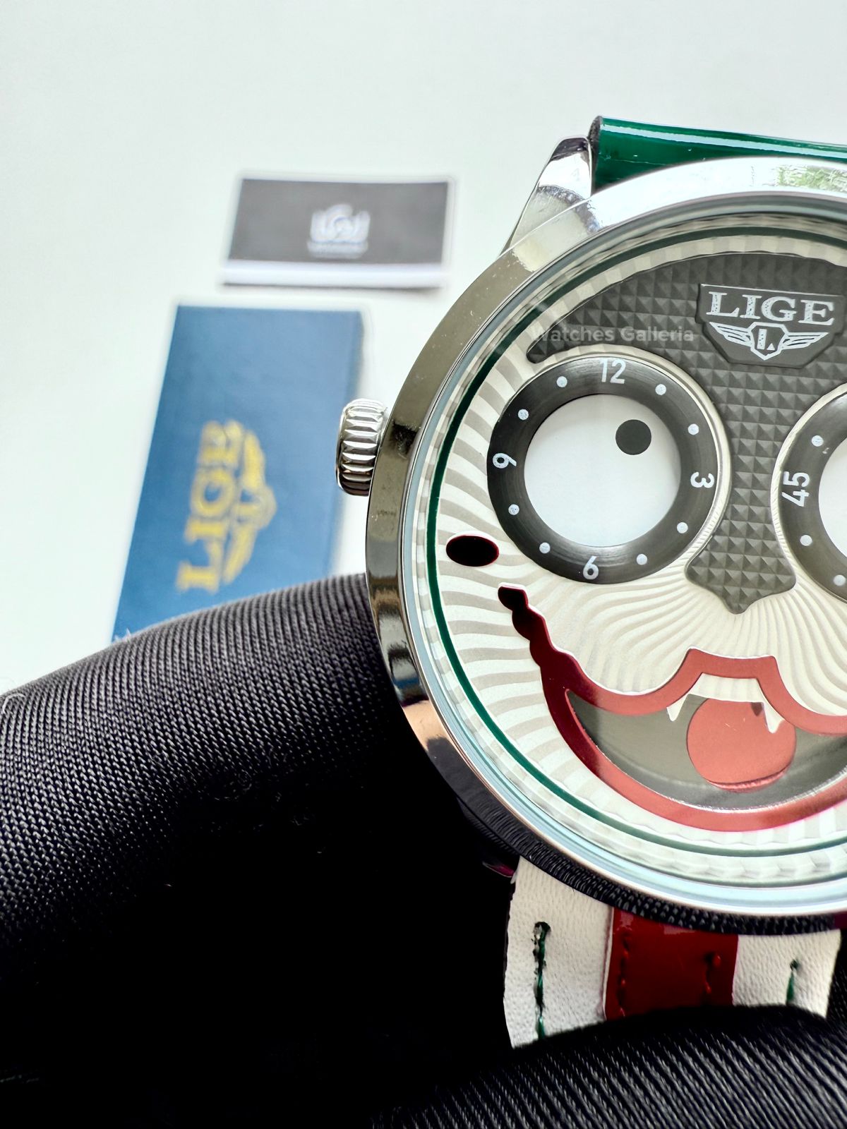 Lige Clown Watch Quartz (Green) LG89160 Watches Galleria