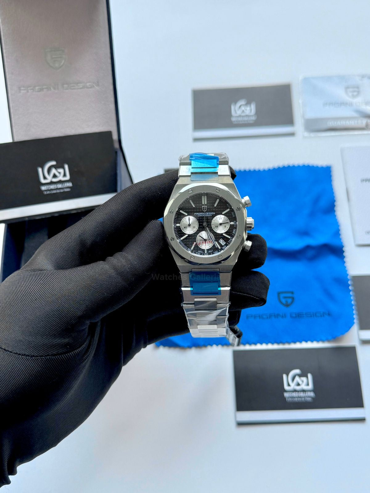 Pagani Design PD1707 Royal Oak Chronograph (Black Dial) Pagani Design Pakistan