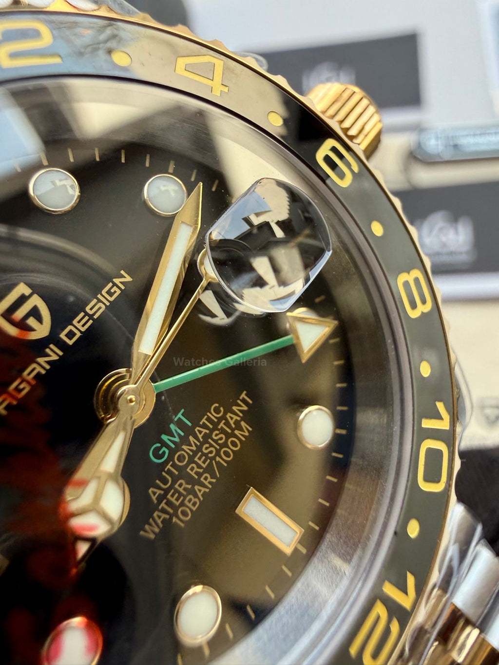 Pagani Design PD1662 GMT Master V6 Two Tone in Pakistan – Automatic GMT Luxury Men’s Watch with Sapphire Crystal & Rotating Bezel