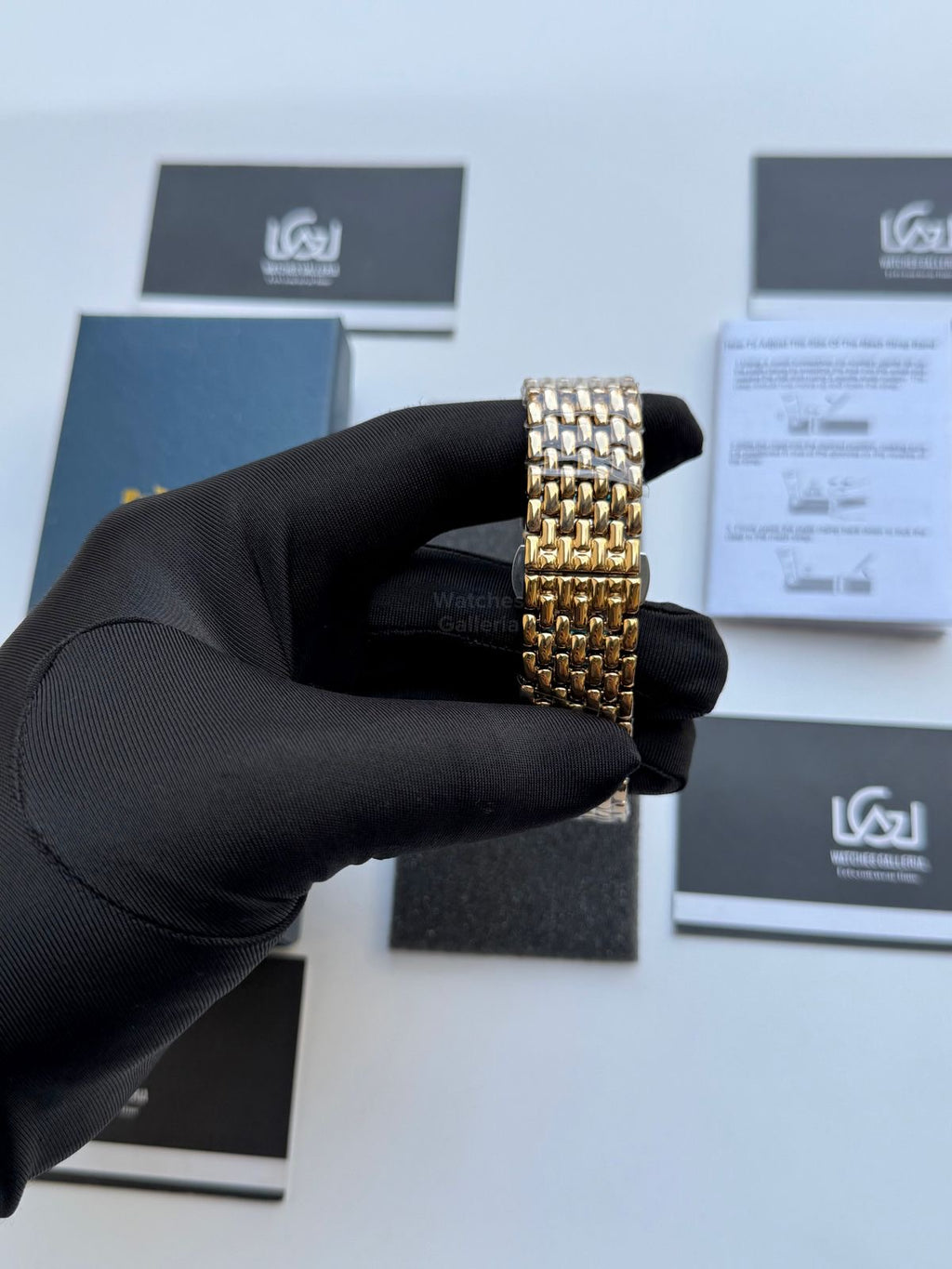 Lige 89156 Tank Women Watch Quartz (Gold) Lige Women Watch