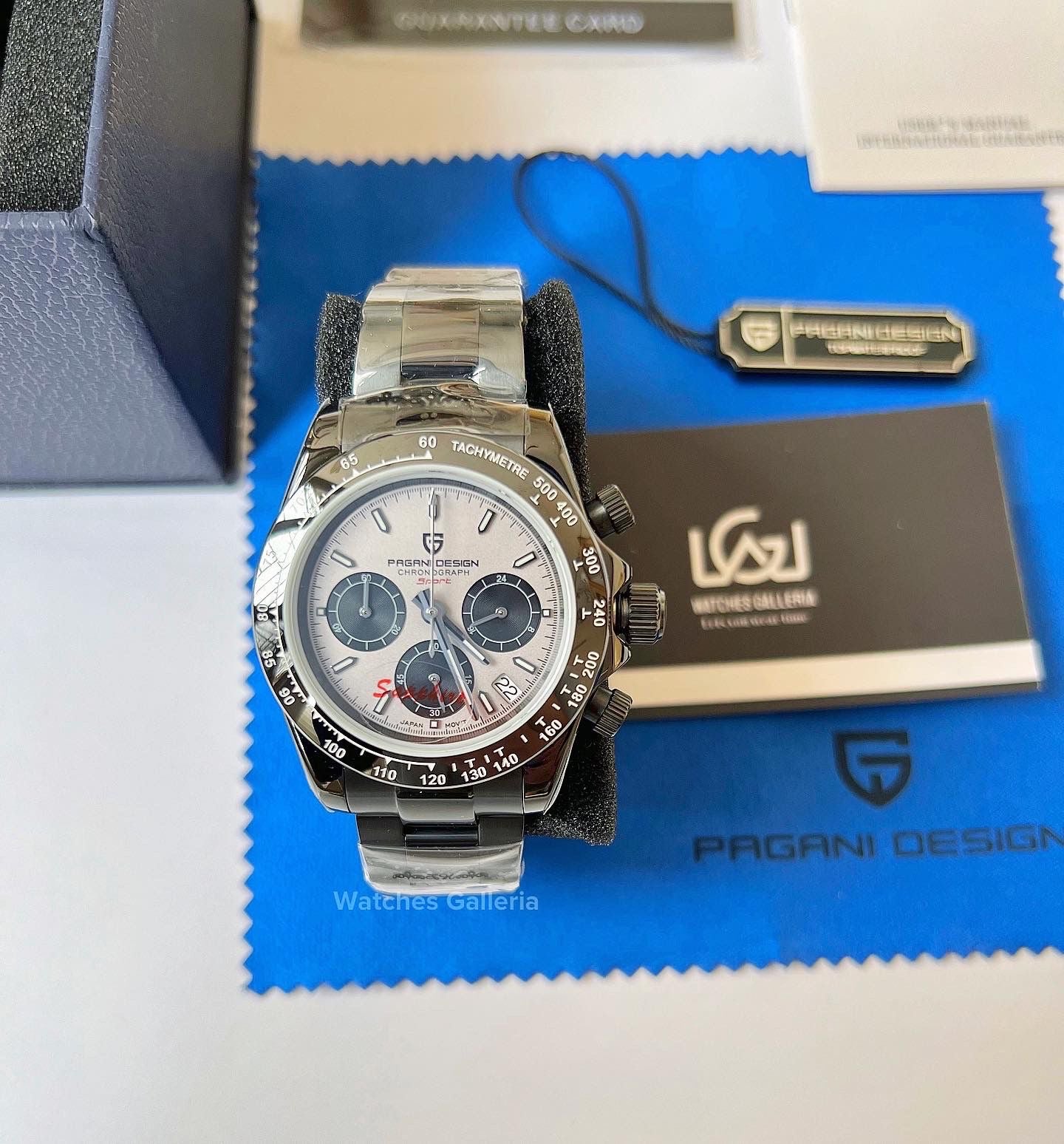 Pagani Design Daytona Quartz Special Edition (Black/Silver) PD1644