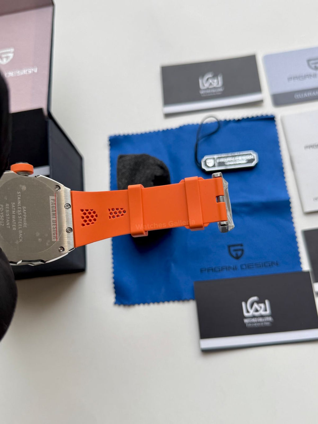 Pagani Design Tonneau Calendar Quartz PDys012 (Orange) Pagani Design in Pakistan