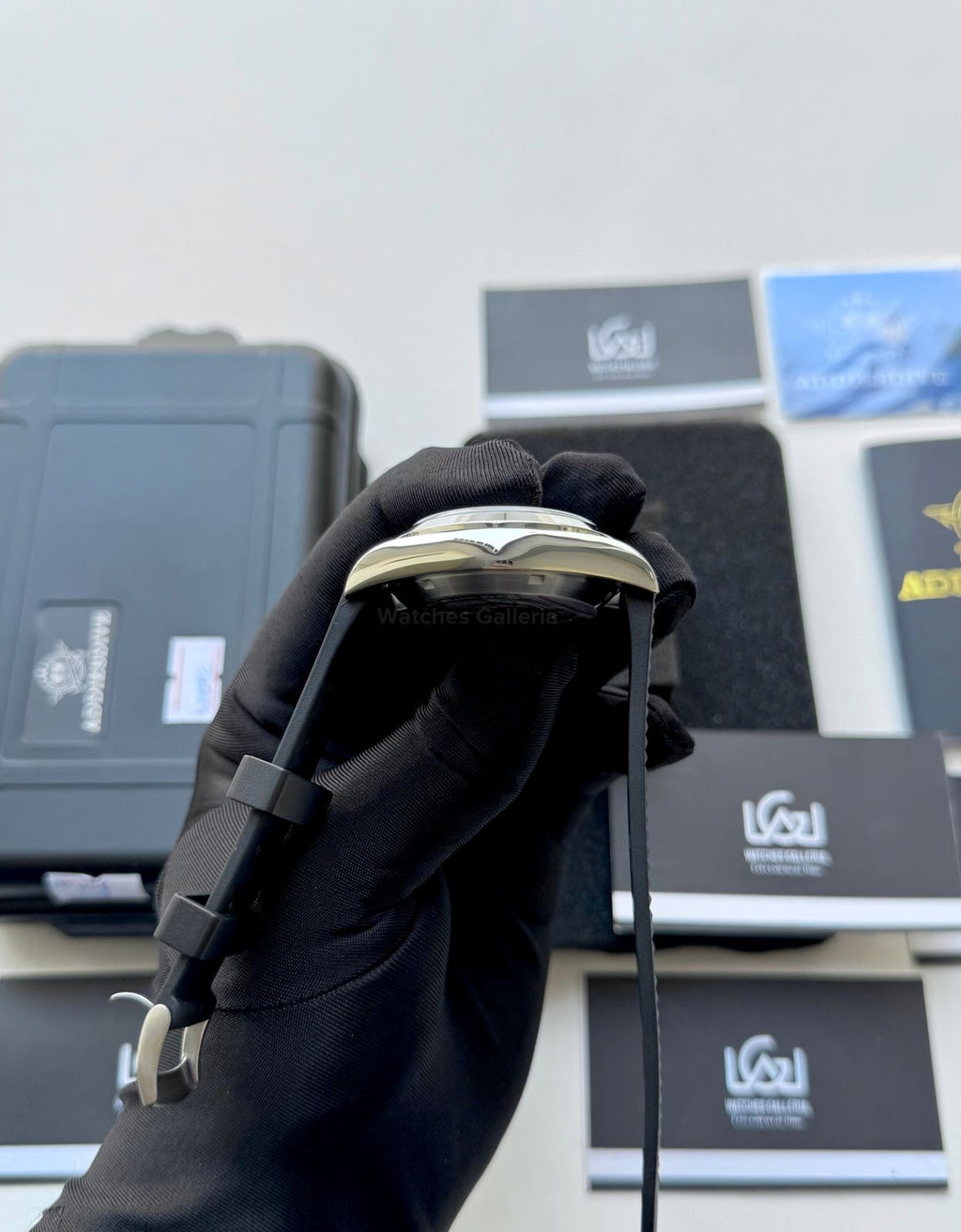 Addiesdive AD2118 Omiwatari Blue Silicon “Ice Blue” Addiesdive Watch in Pakistan