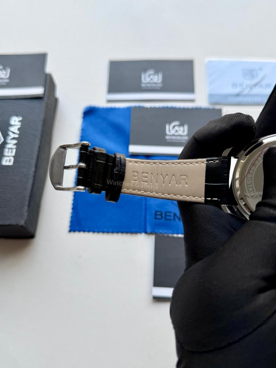 Benyar BY5193 Classic Moonphase Quartz (Black) Benyar in Pakistan