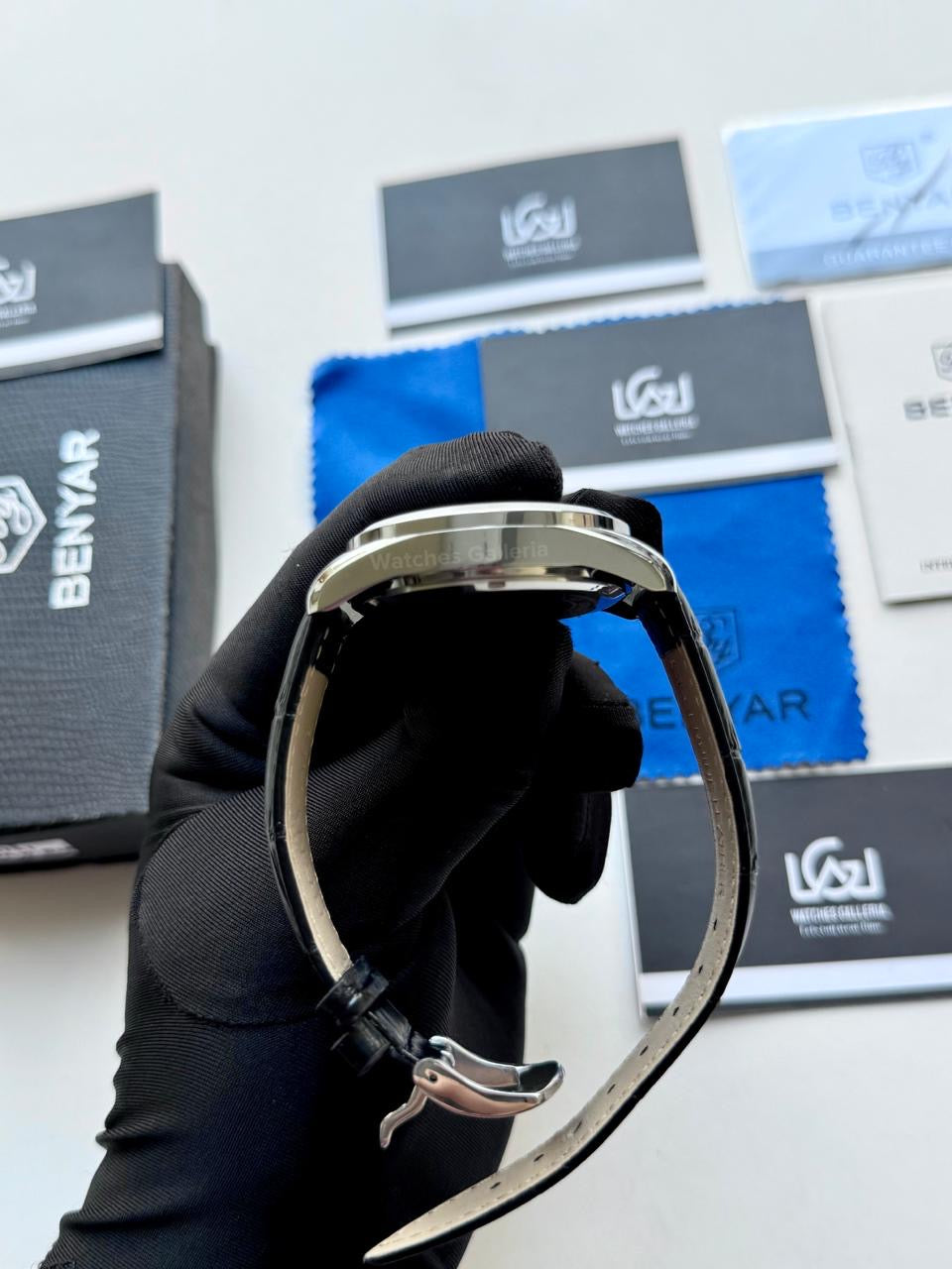 Benyar BY5193 Classic Moonphase Quartz (Black) Benyar in Pakistan