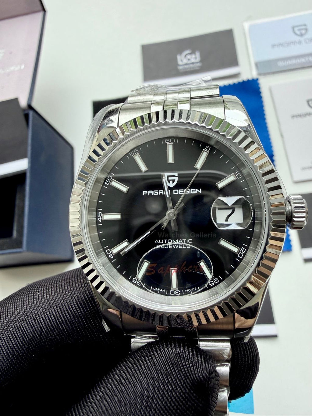 Pagani Design Datejust Automatic PD1645 (Black) Pagani Design in Pakistan