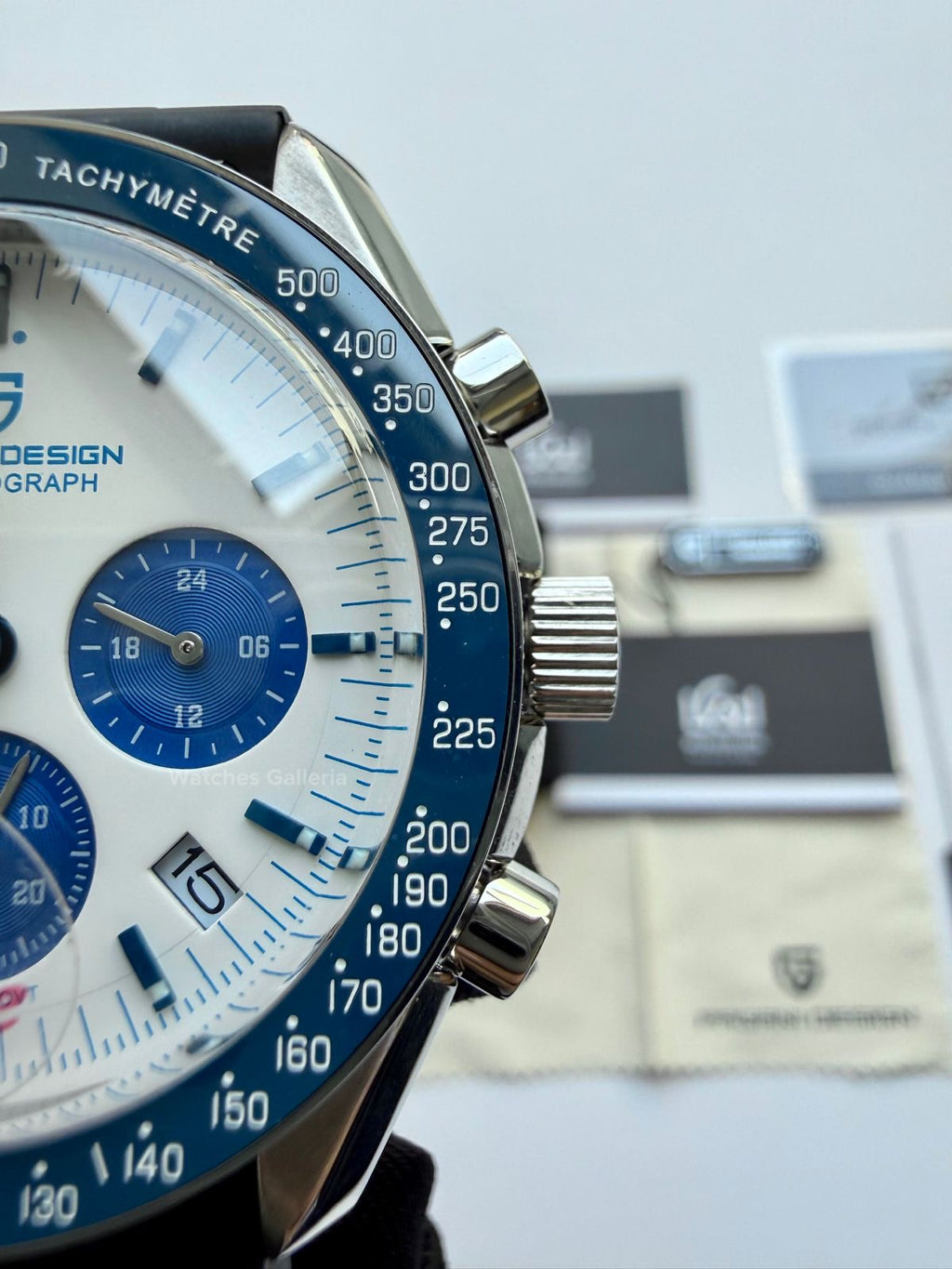 Pagani Design PD1701 Speedmaster Moonwatch Blue 40mm Chronograph – Seiko VK63 Quartz | Sapphire Crystal | 100M WR