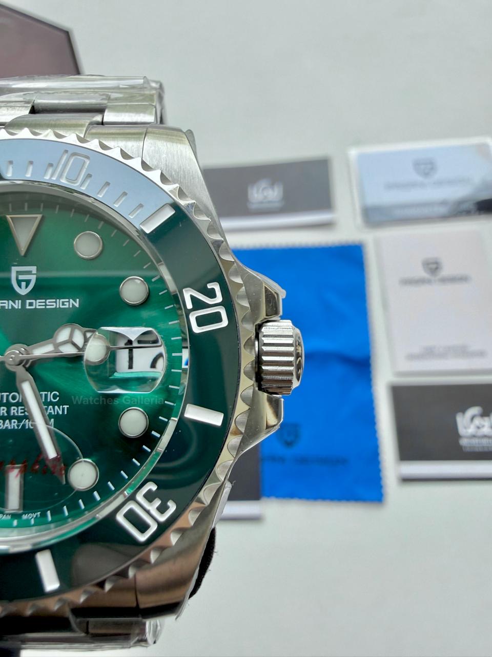Pagani Design Watch PD1639 Submariner Automatic (Hulk) Pagani Design in Pakistan