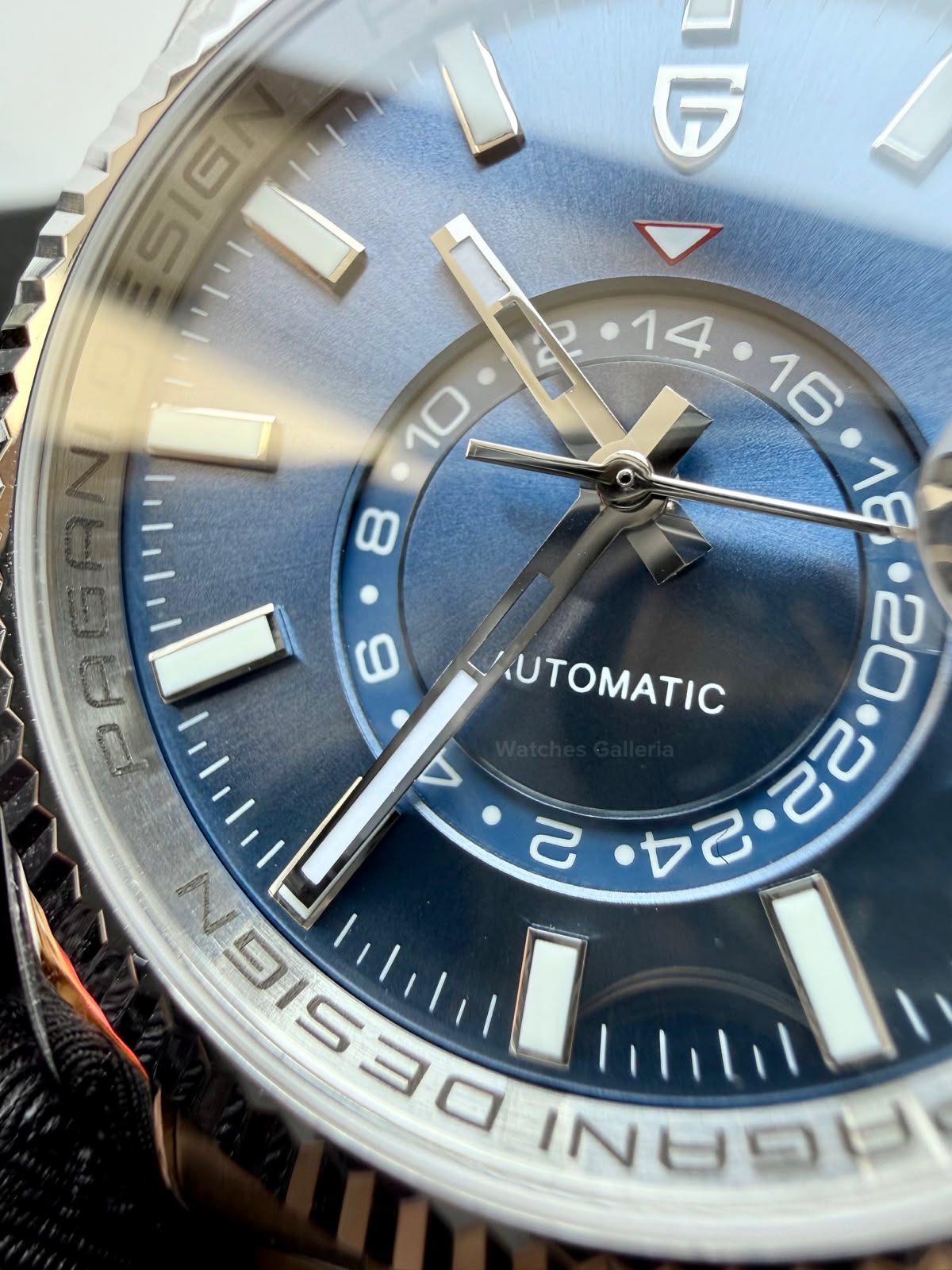 Pagani Design PD1888 Sky Dweller Oyster Blue Automatic GMT Watch for Men Sapphire Crystal Original Pagani Design Watch Pakistan