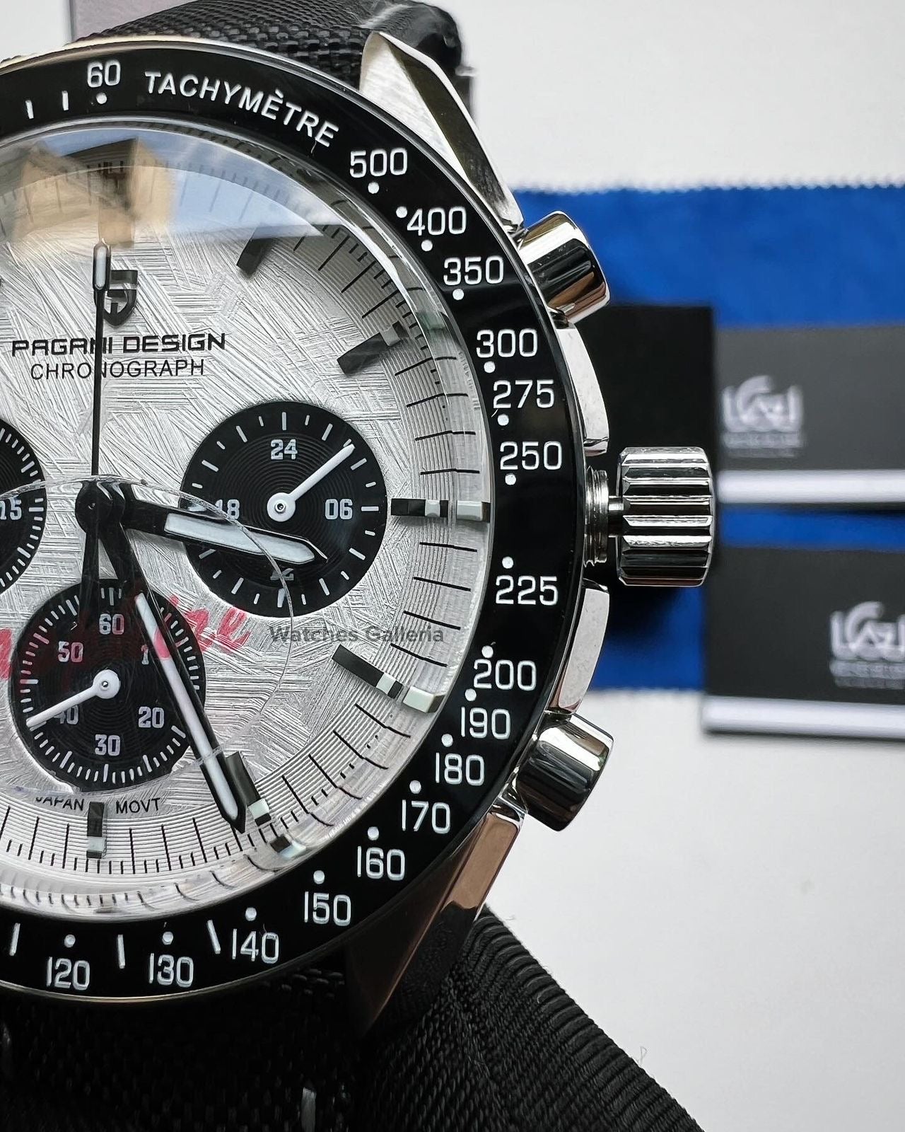 Pagani Design Speedmaster Moonwatch Black Quartz (Canvas Exclusive) PD1701 Watches Galleria