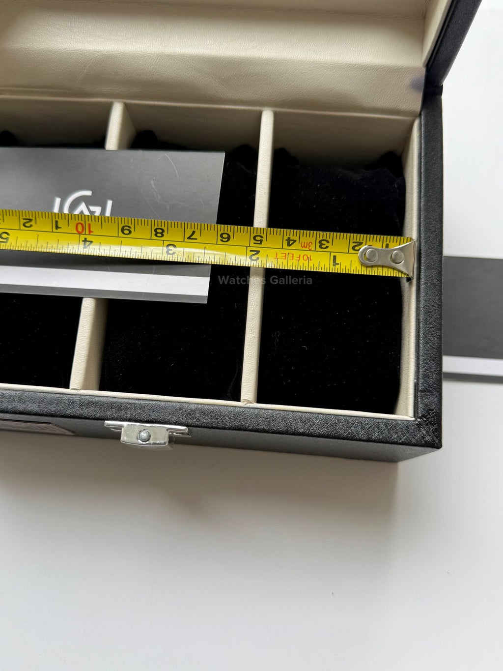 Watch Organizer Box (Black/White) | 3 Slots Watch Box | Watch Storage Box | Watch Box