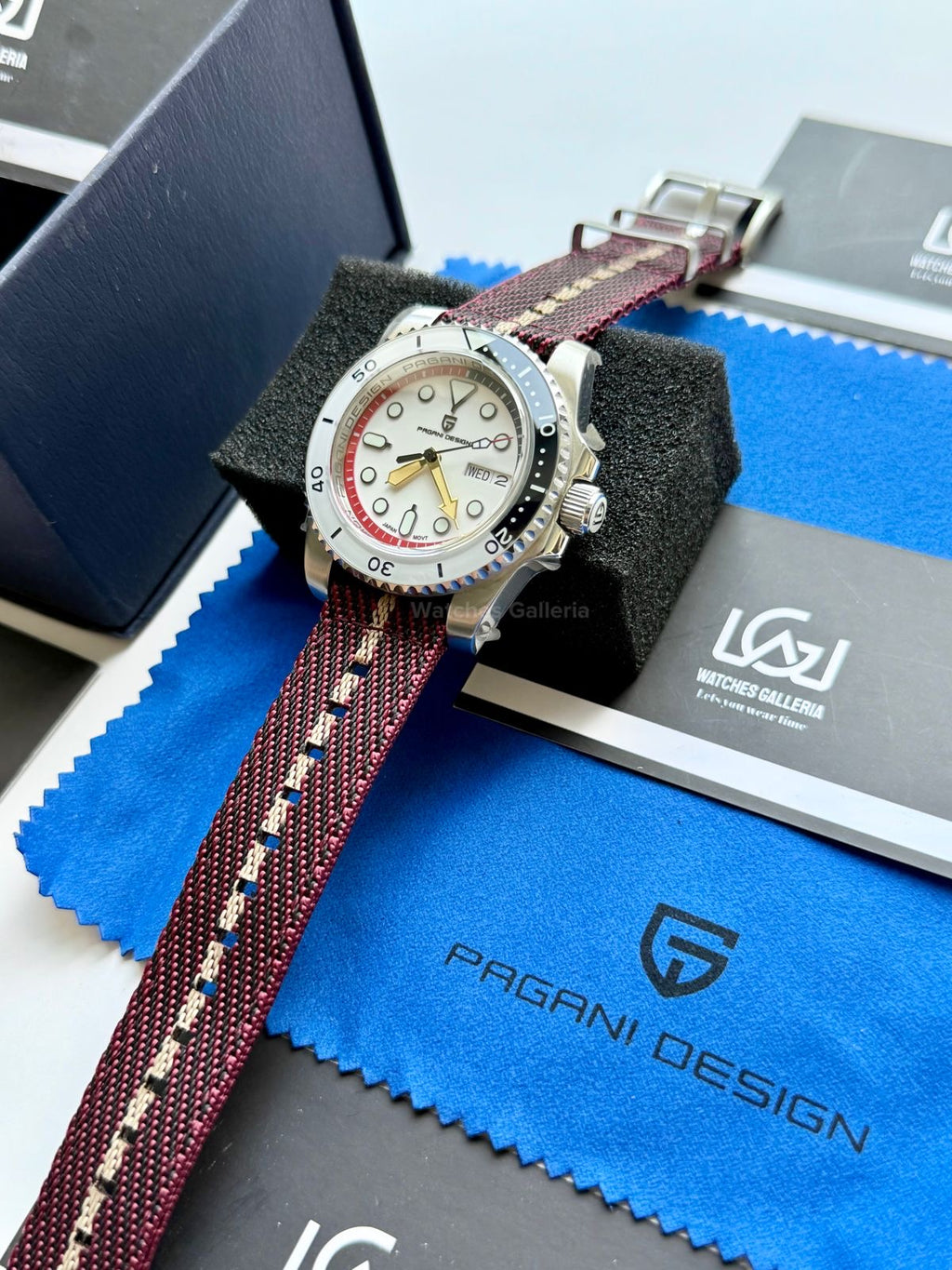 Pagani Design PD1726 Mini Gundam Limited Edition Automatic Watch – Sapphire Crystal, Seiko NH36A, Ceramic Bezel