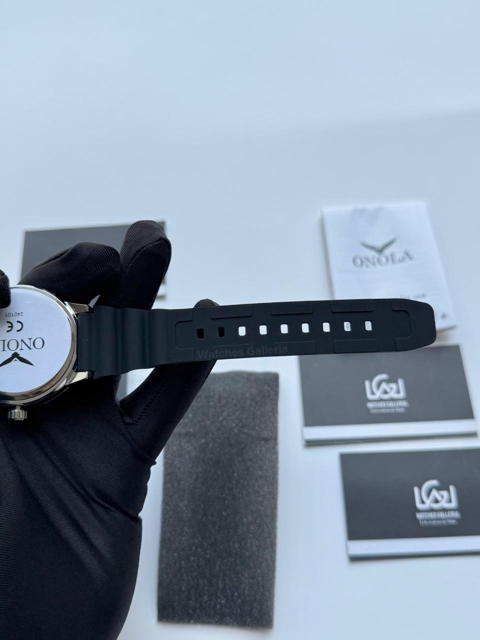 Onola 3850 Sports Diving Style Quartz (Silver) Onola Pakistan