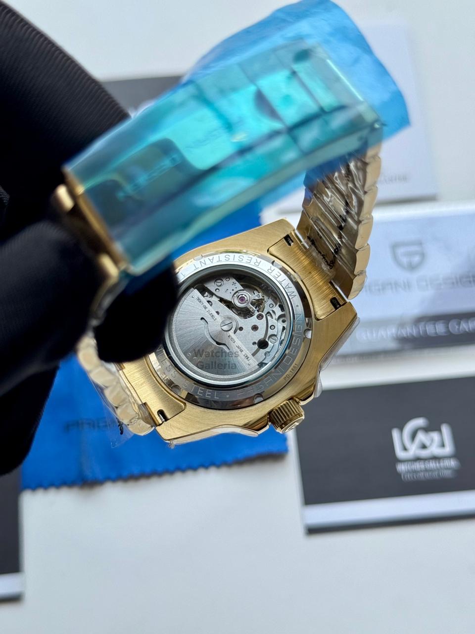 Pagani Design PD1661 Submariner Hulk (Gold Green) Pagani Design in Pakistan