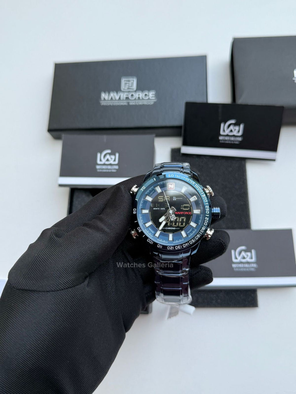 Naviforce Dual Analog and Digital Watch (Blue) NF9093M Watches Galleria