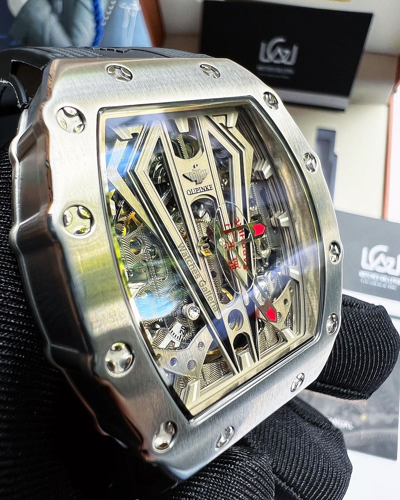 Oupinke Tonneau Skeleton Automatic (Silver/Black) Oupinke3179