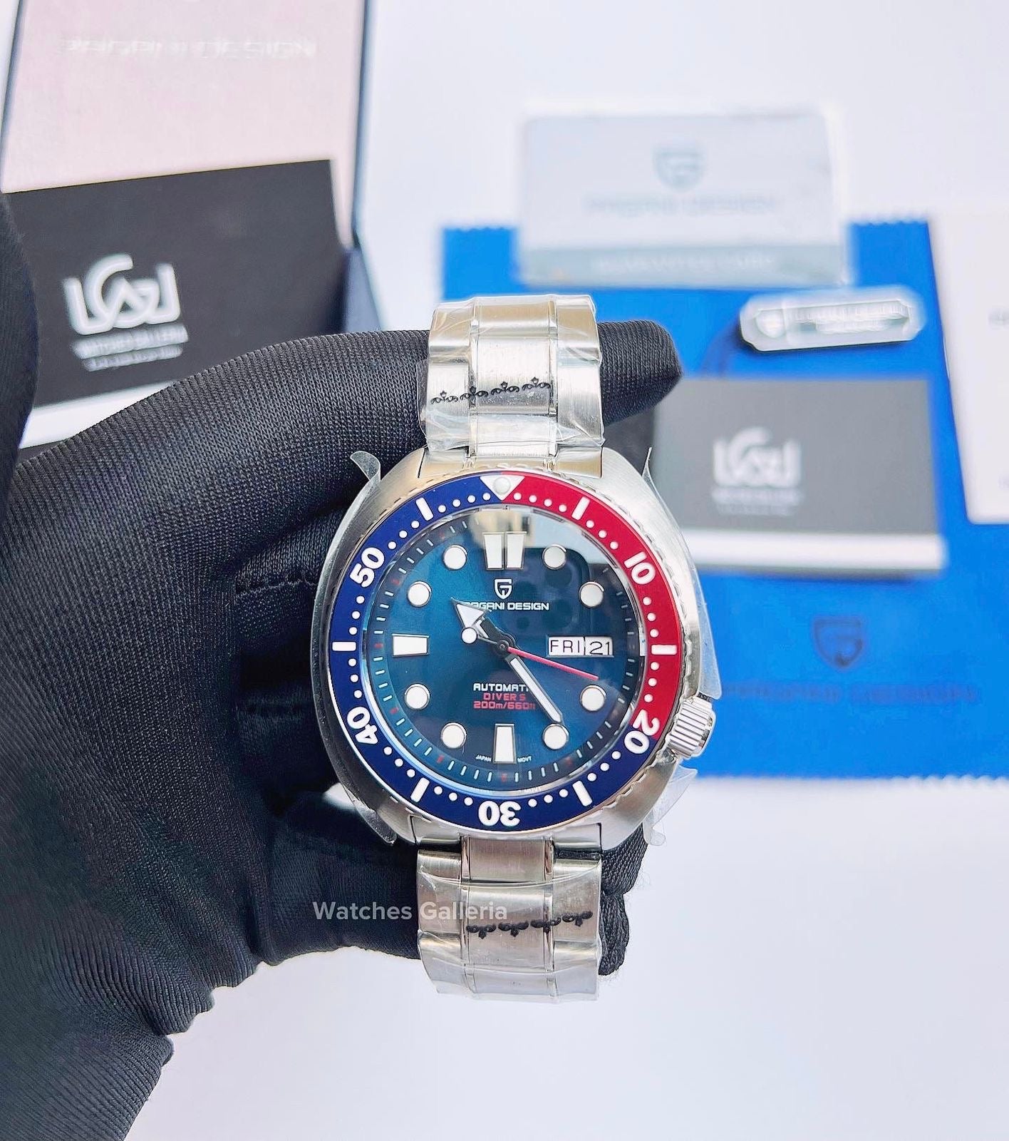 Pagani Design Turtle Automatic (Pepsi) PD1696