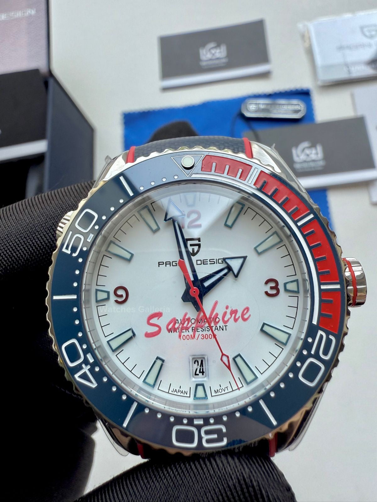 Pagani Design Sea Master Planet Ocean Automatic PD1679 (Blue/White) Pagani Design in Pakistan
