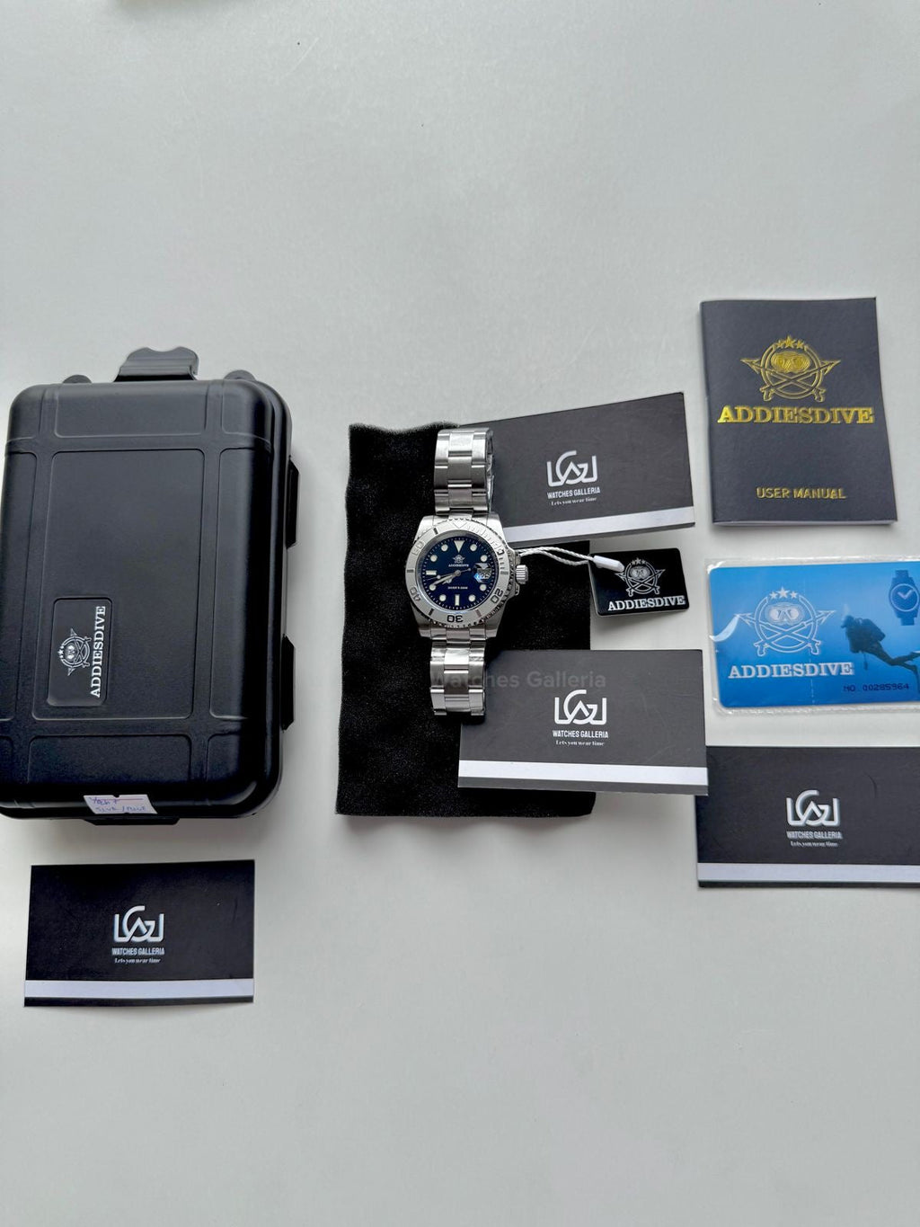 Addiesdive Yachtmaster Black Quartz (Silver Bezel) MY-H3-C Watches Galleria © Copyrights All Right Reserved