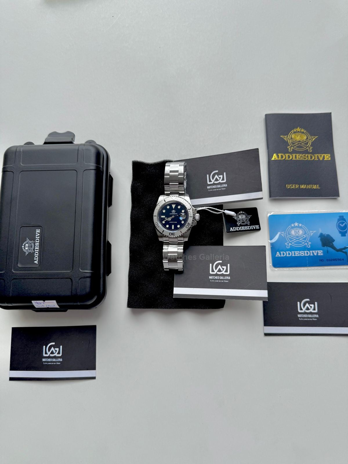Addiesdive Yachtmaster Black Quartz (Silver Bezel) MY-H3-C Watches Galleria © Copyrights All Right Reserved