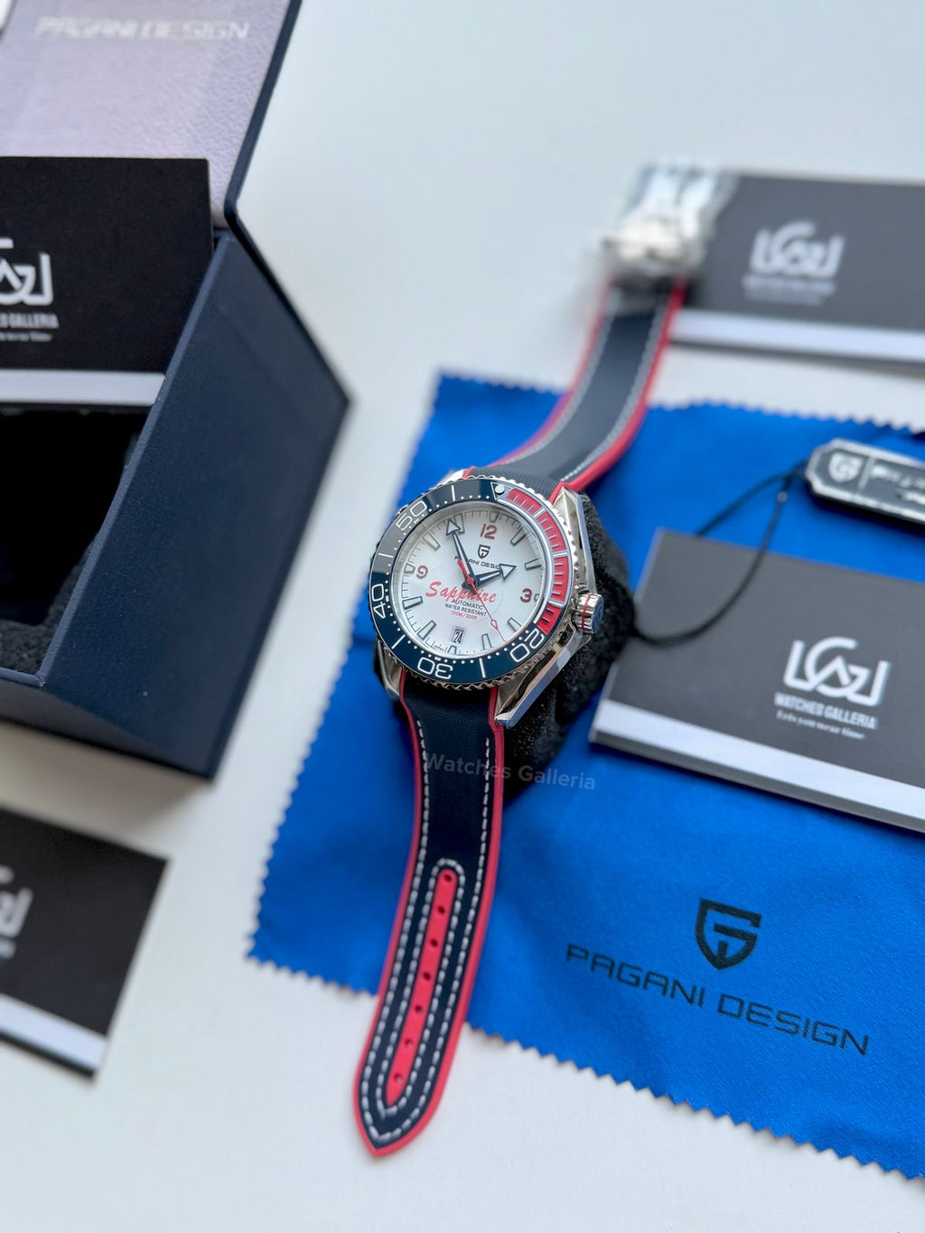 Pagani Design Sea Master Planet Ocean Automatic PD1679 (Blue/White) Pagani Design in Pakistan