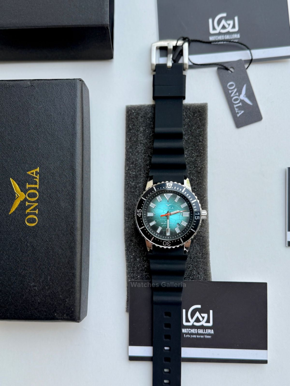 Onola Sports Diving Style Quartz (Blue Gradient) ON3850 Watches Galleria