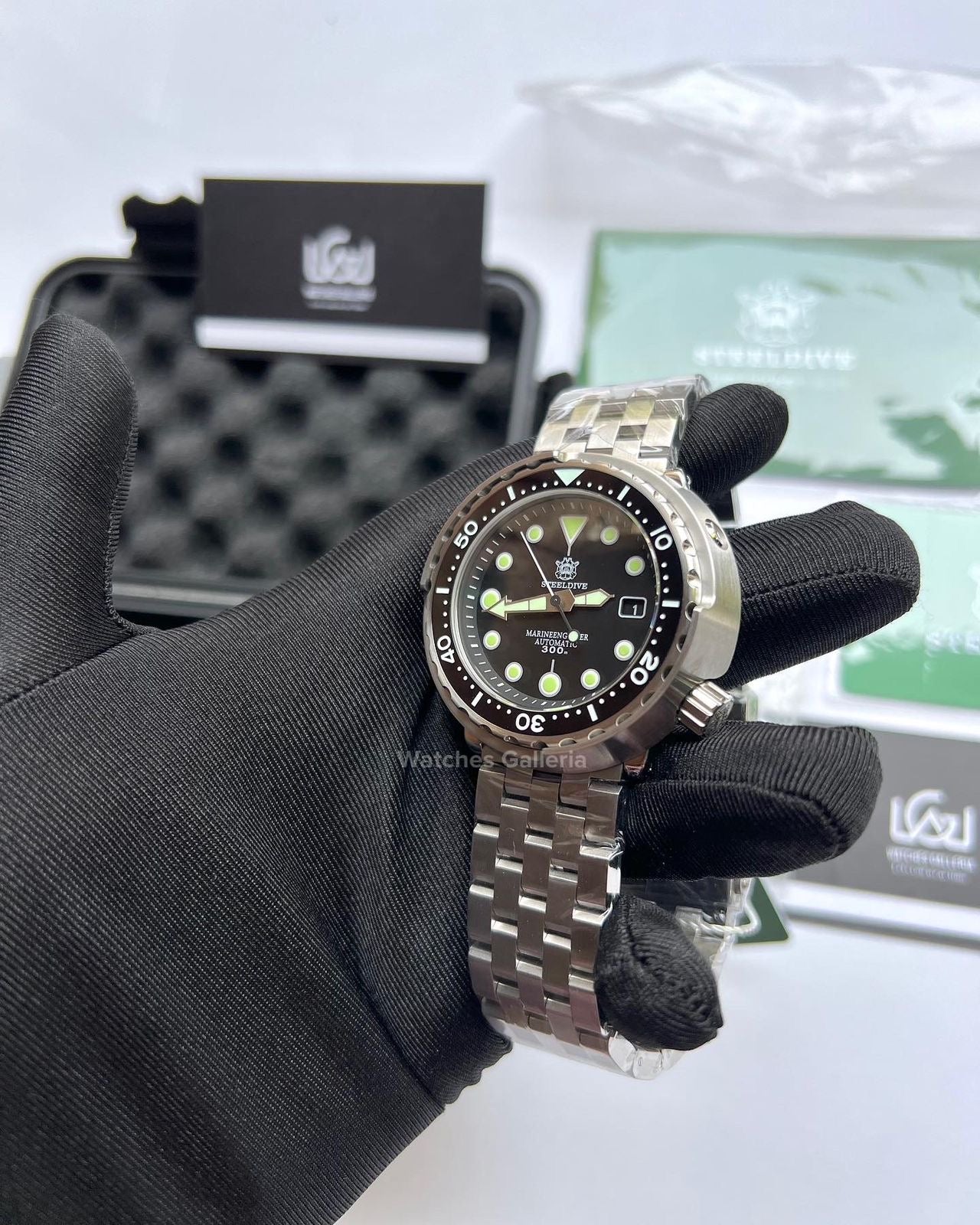 Steeldive Tuna MarineEngineer Automatic (Black) SD1975