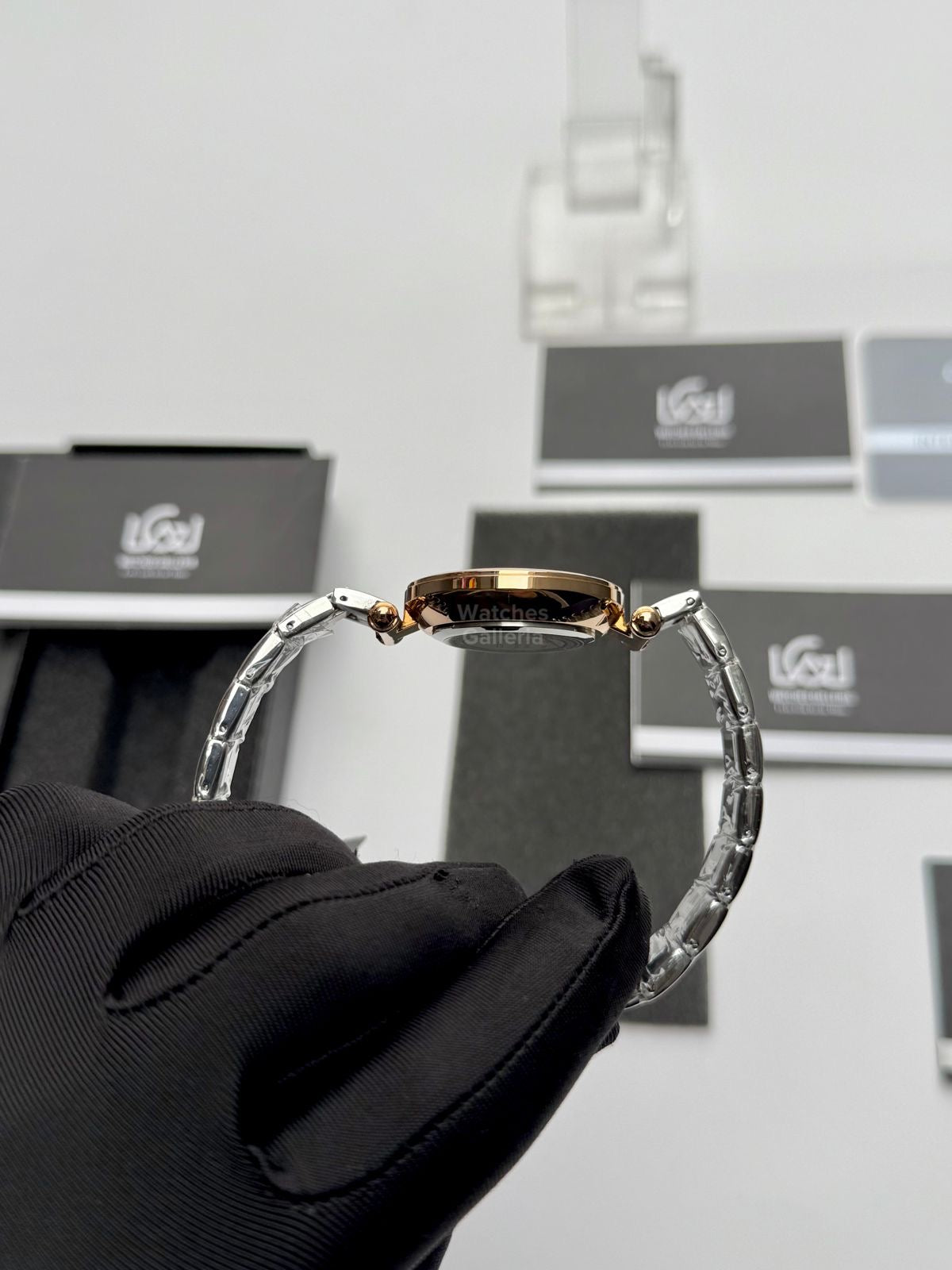 Crrju 2178 Ladies Watch Quartz (Rose Gold/Black) CRRJU Watch Pakistan