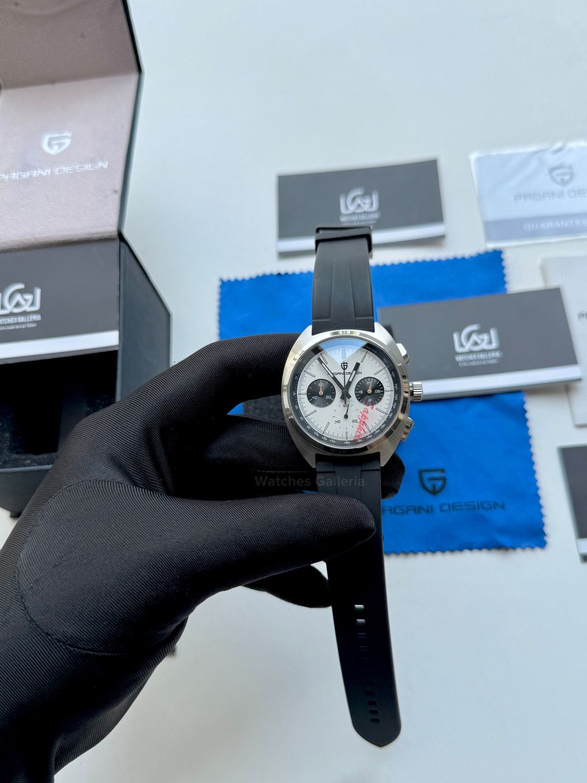 Pagani Design Vintage Chronograph Quartz PD1782 (White) Pagani Design in Pakistan